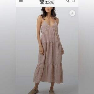 Rhythm Plaid Maxi Dress